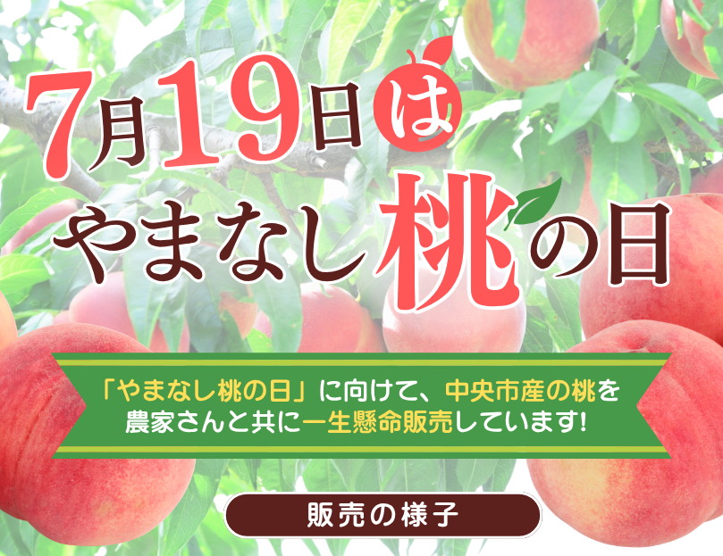 桃販売